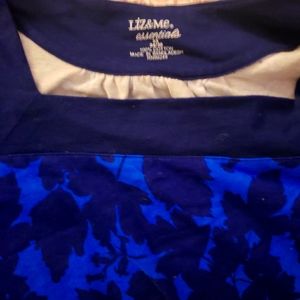 Liz and me from Catherines blue, size 5 x , cotten shirt